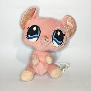 2007 Hasbro Littlest Pet Shop LPS VIP Pink Mouse Plush Stuffed Toy No Collar